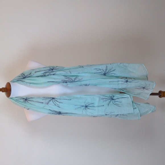 Beck Sondergaard Sheer Palm Tree Scarf - Picture 3 of 6